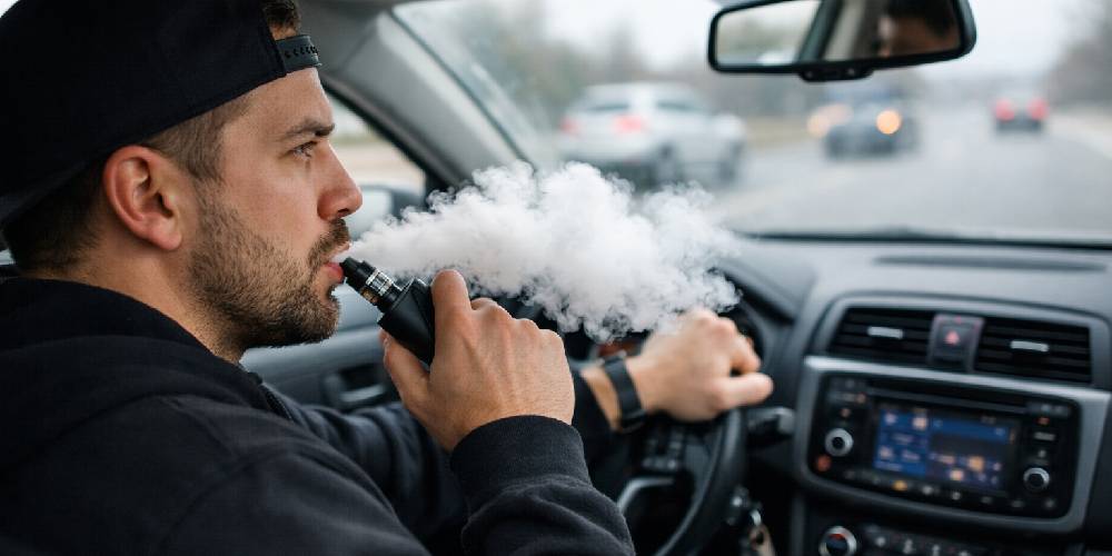 Can You Vape While Driving? Laws and Safety Considerations