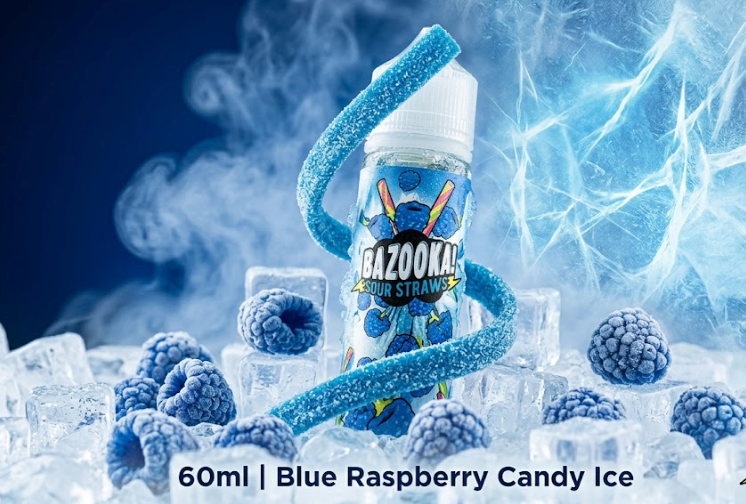 Bazooka Blue Raspberry Candy Ice 60ml Review | Premium USA Vape