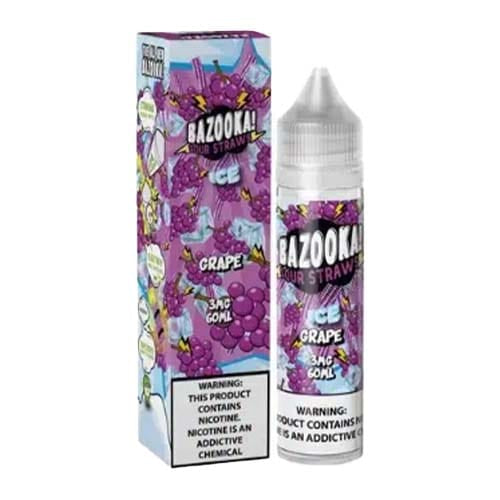 Bazooka Grape Ice 60ml | Premium Sour Candy Vape Juice