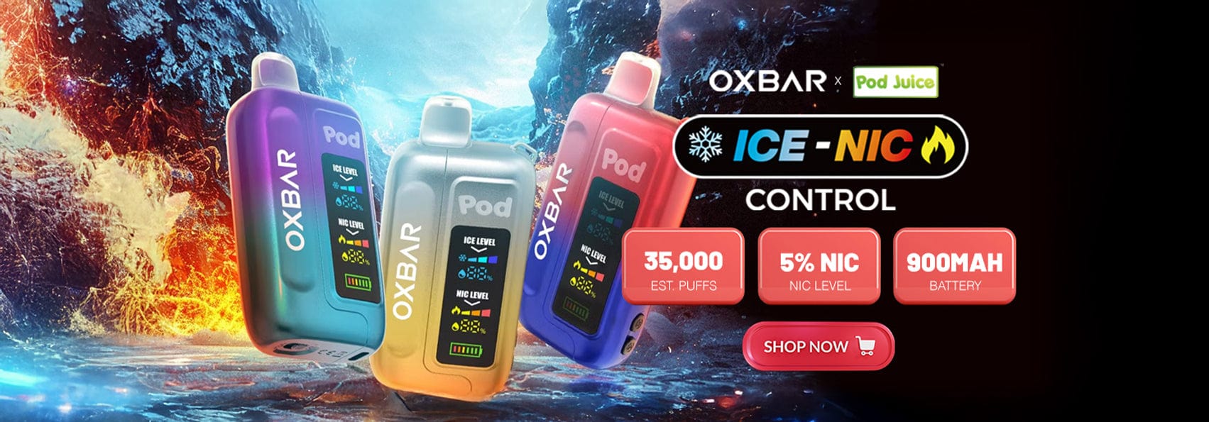 Oxbar Ice-Nic Control Disposable