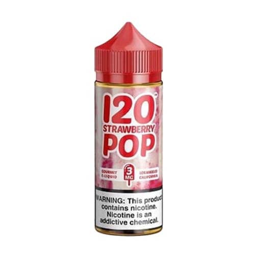 120 STRAWBERRY POP BY MAD HATTER JUICE 120ML E-Liquid