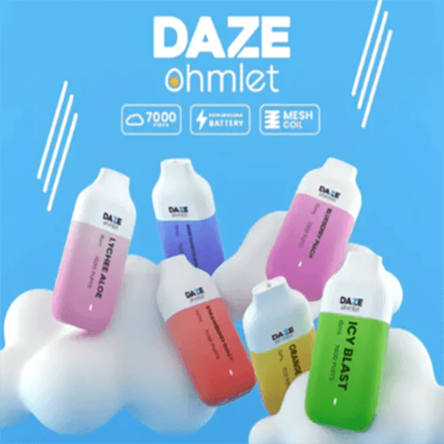 7 Daze Ohmlet Disposable 7000 Puffs (10 PACK) 5% Nicotine DISPOSABLE