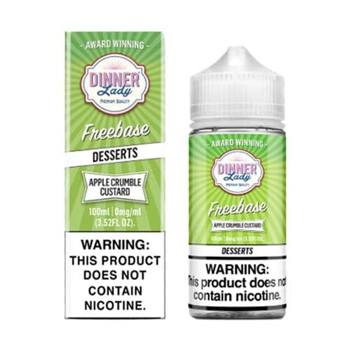 Apple Crumble Custard By Dinner Lady 100ML E-Liquid