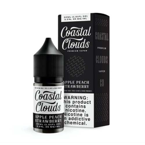 Apple Peach Strawberry Salt Nic by Coastal Clouds 30ML E-Liquid