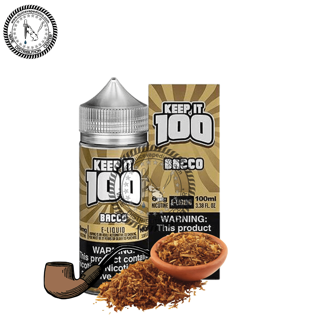 Bacco by Keep It 100 100ML E-Liquid