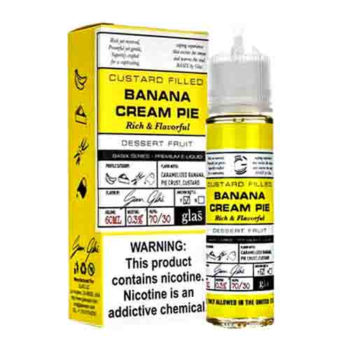 Banana Cream Pie by Glas Basix Series 60ML E-Liquid