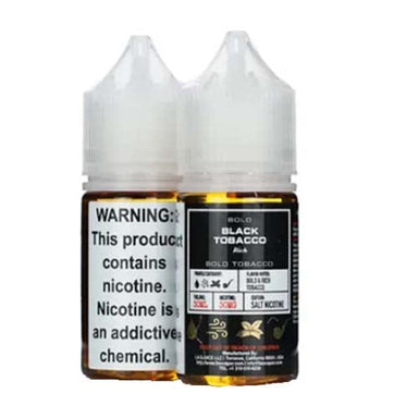 Black Tobacco by Glas Basix Nic Salts 30ML E-Liquid