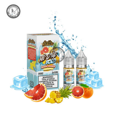 Blood Orange Pineapple Iced Salt by Hi-Drip Salts 2x15ML 30ML E-Liquid