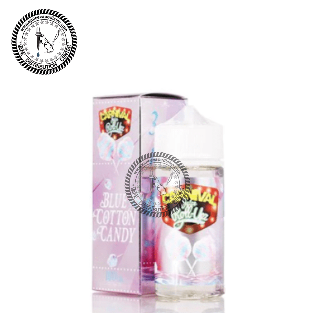 Blue Cotton Candy by Juice Roll Upz Carnival 100ML E-Liquid