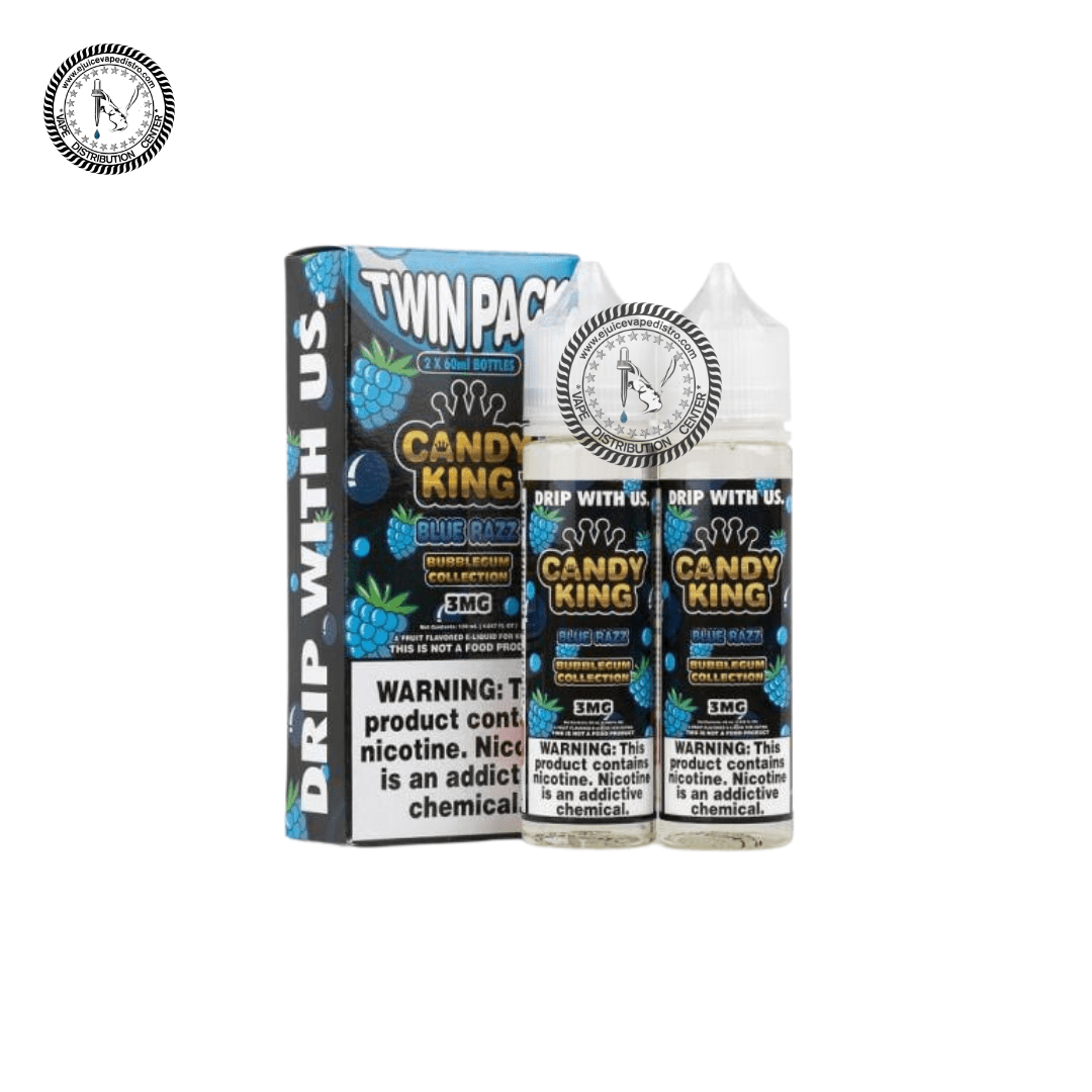 BLUE RAZZ BUBBLEGUM - CANDY KING E-LIQUID - 120ML E-Liquid