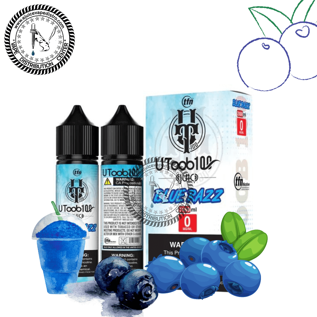 Blue Razz by U TooB 100 Ejuice 2x60ML 120ML E-Liquid