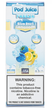 Blue Razz Lemonade Freeze by Pod Juice 100ML E-Liquid