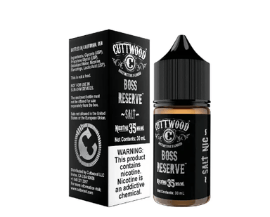 Boss Reserve Salt by Cuttwood Salt 30ML E-Liquid