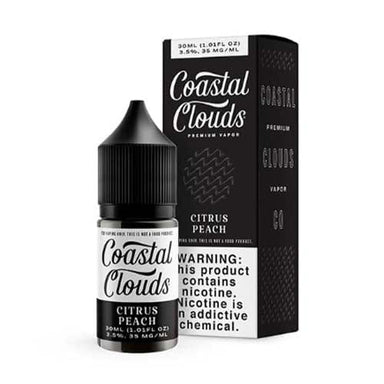 Citrus Peach Salt Nic by Coastal Clouds 30ML E-Liquid