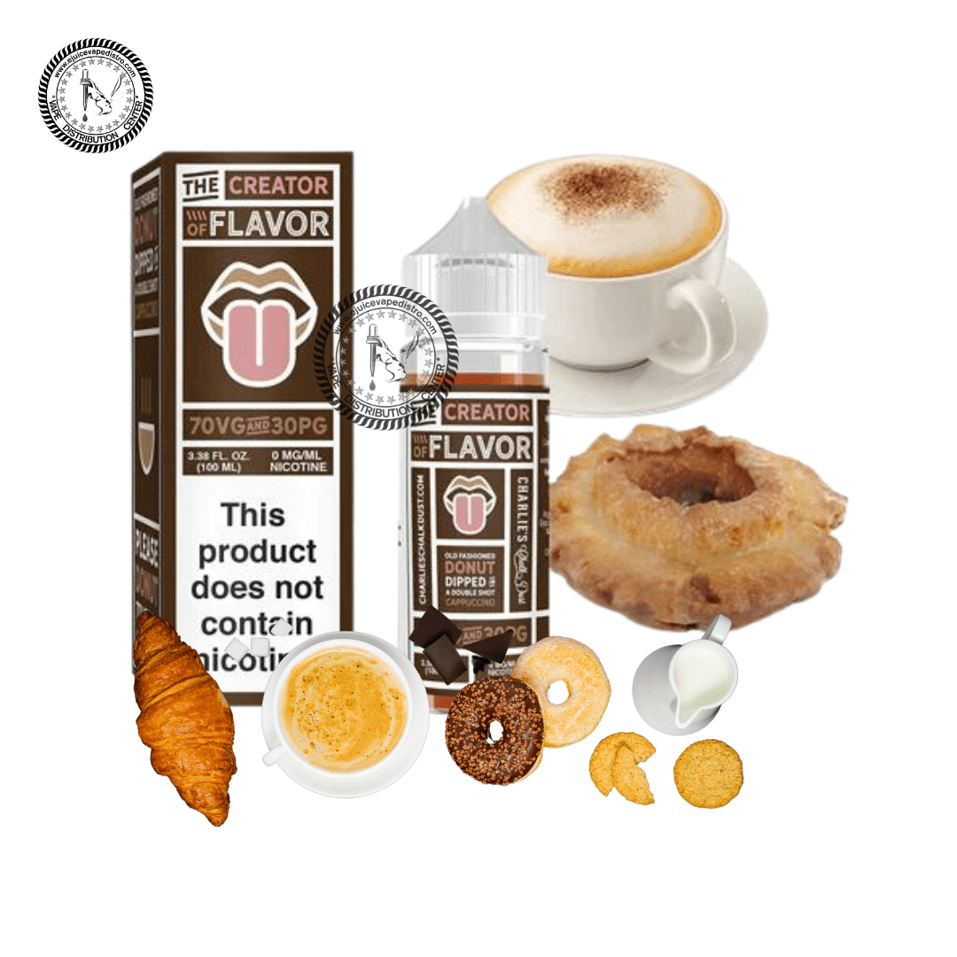 Creator of Flavor Donut Cappuccino by Charlie's Chalk Dust 100ML E-Liquid