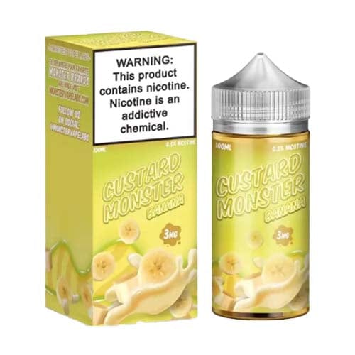 Custard Monster Banana Custard by Jam Monster 100ML E-Liquid