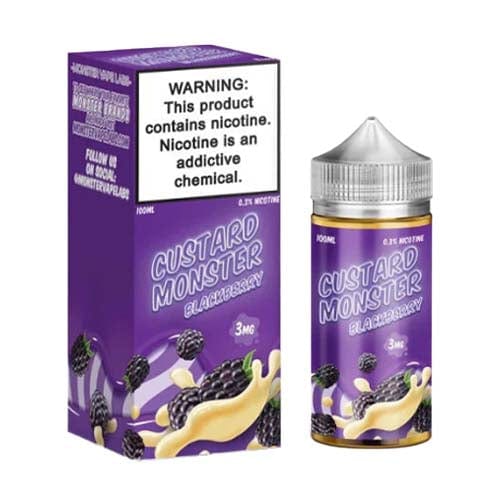 Custard Monster Blackberry Custard by Jam Monster 100ML E-Liquid