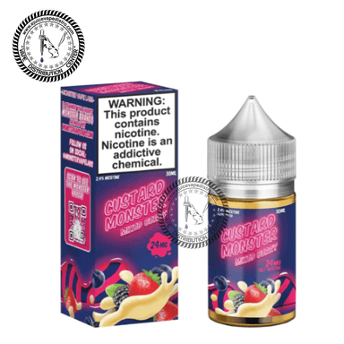 Custard Monster Salt Mixed Berry Salt by Jam Monster Salt 30ML E-Liquid