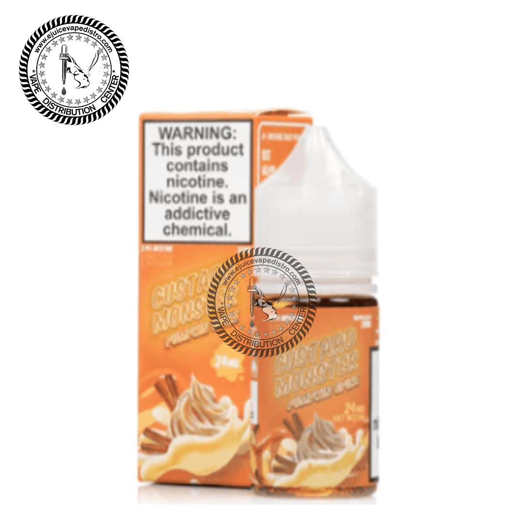 Custard Monster Salt Pumpkin Spice Salt by Jam Monster Salt 30ML E-Liquid