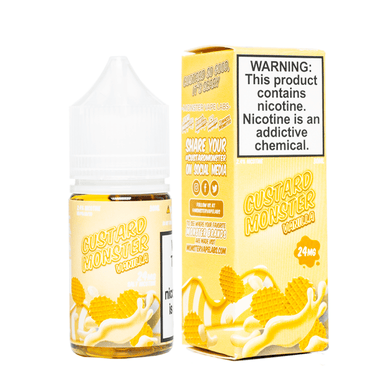 Custard Monster Salt Vanilla Custard Salt by Jam Monster Salt 30ML E-Liquid