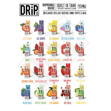 Drip Bar Disposable Vape Pen Device 1.6ML DISPOSABLE