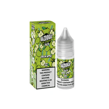 Green Apple Sour Candy Salt By Bazooka Sour Straws Salt 30ML E-Liquid