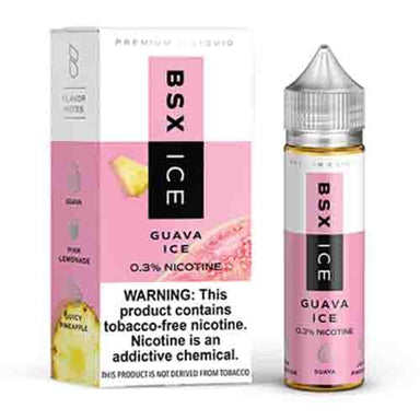Guava Ice by Glas Basix Tobacco Free Nicotine Series 60ML E-Liquid
