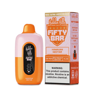 Hidden Hills x Fifty Bar 20K Disposable (5% Nicotine , Dual Parallel Mesh Coil) DISPOSABLE