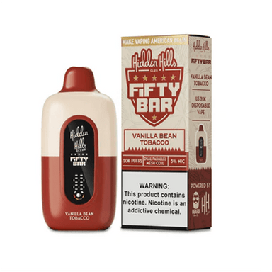Hidden Hills x Fifty Bar 20K Disposable (5% Nicotine , Dual Parallel Mesh Coil) DISPOSABLE