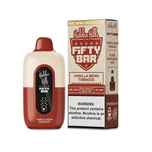 Hidden Hills x Fifty Bar 20K Disposable (5% Nicotine , Dual Parallel Mesh Coil) DISPOSABLE