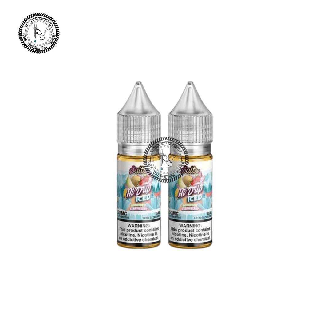 Honeydew Strawberry Iced Salt by Hi-Drip Salts 2x15ML 30ML E-Liquid