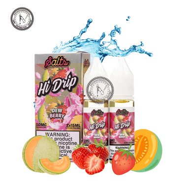 Honeydew Strawberry Salt by Hi-Drip Salts 2x15ML 30ML E-Liquid
