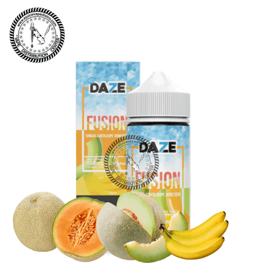 Iced Banana Cantaloupe Honeydew by 7 Daze Fusion Iced 100ML E-Liquid