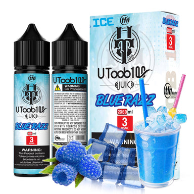 Iced Blue Razz by U TooB 100 Iced 2x60ML 120ML E-Liquid