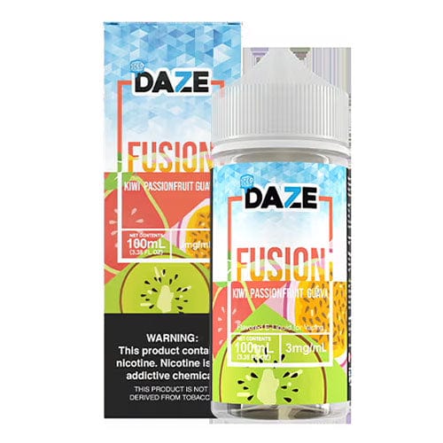 ICED Kiwi Passionfruit Guava by 7 Daze Fusion 100ML E-Liquid