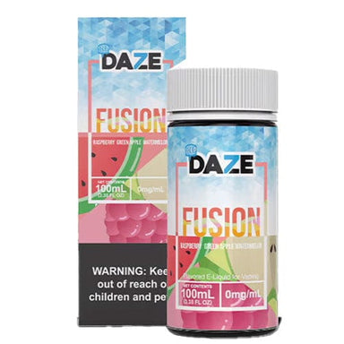 Iced Raspberry Green Apple Watermelon by 7 Daze Fusion Iced 100ML E-Liquid