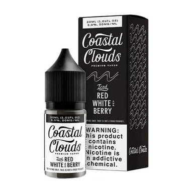 ICED Red White And Berry Salt Nic by Coastal Clouds 30ML E-Liquid