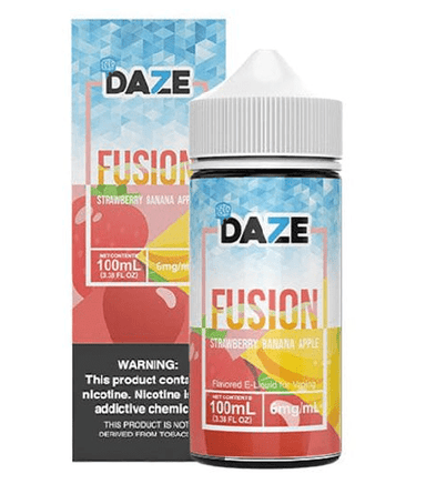 ICED Strawberry Banana Apple by 7 Daze Fusion 100ML E-Liquid
