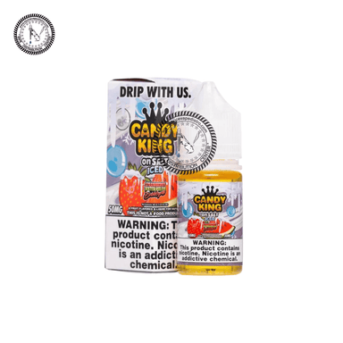 Iced Strawberry Watermelon Gum Salt by Candy King on Salt 30ML E-Liquid