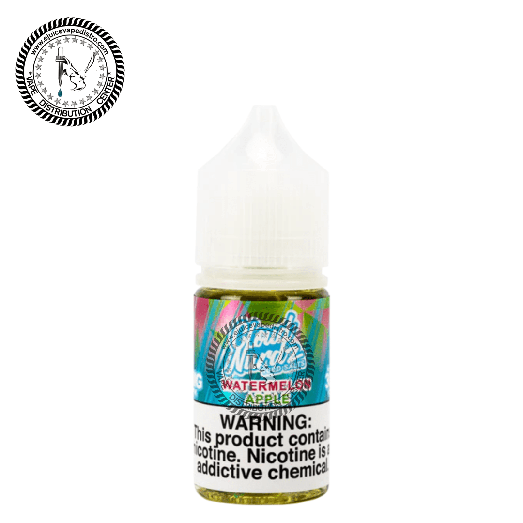 Iced Watermelon Apple Salt by Cloud Nurdz Iced Salt 30ML E-Liquid