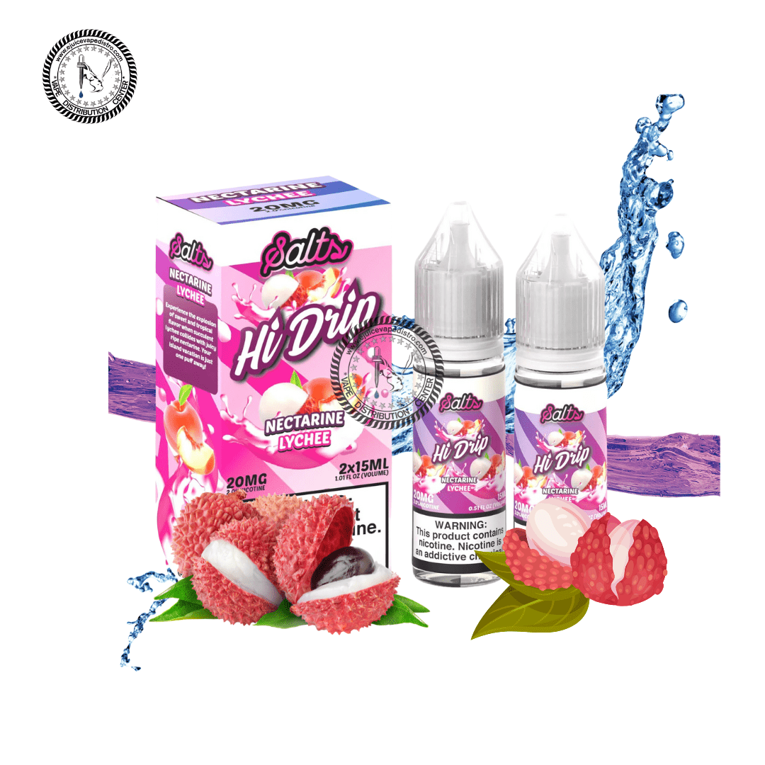 Nectarine Lychee Salt by Hi-Drip Salts 2x15ML 30ML E-Liquid
