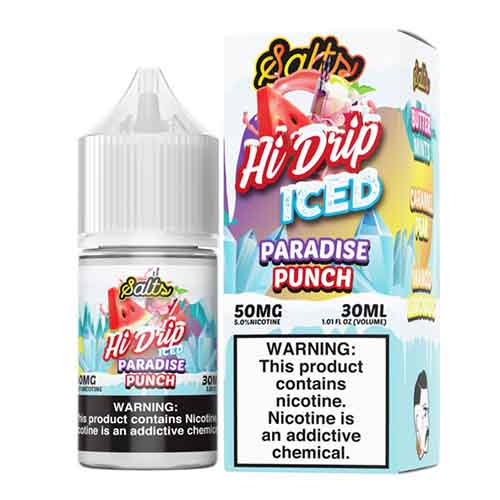 Paradise Punch Iced Salt by Hi-Drip Salts Iced 30ML E-Liquid