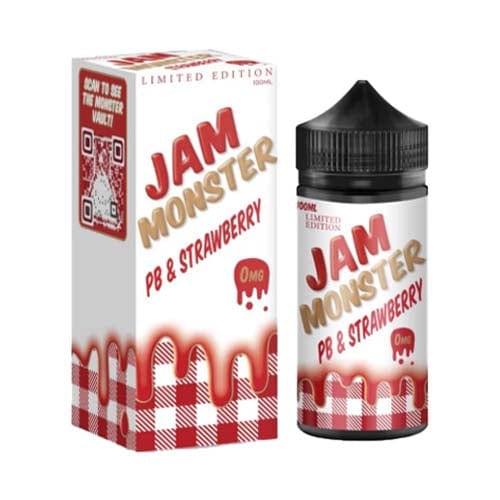 PB & Jam Strawberry by Jam Monster 100ML E-Liquid