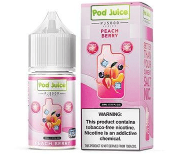 Peach Berry By Pod Juice Salt 30ML E-Liquid