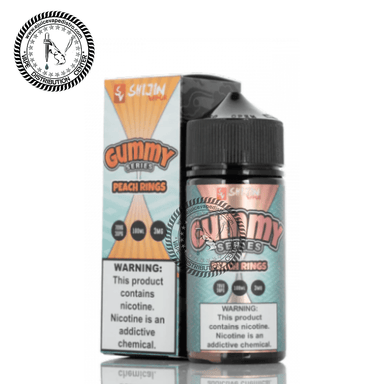 PEACH RINGS GUMMY SERIES BY SHIJIN VAPOR 100ML E-Liquid