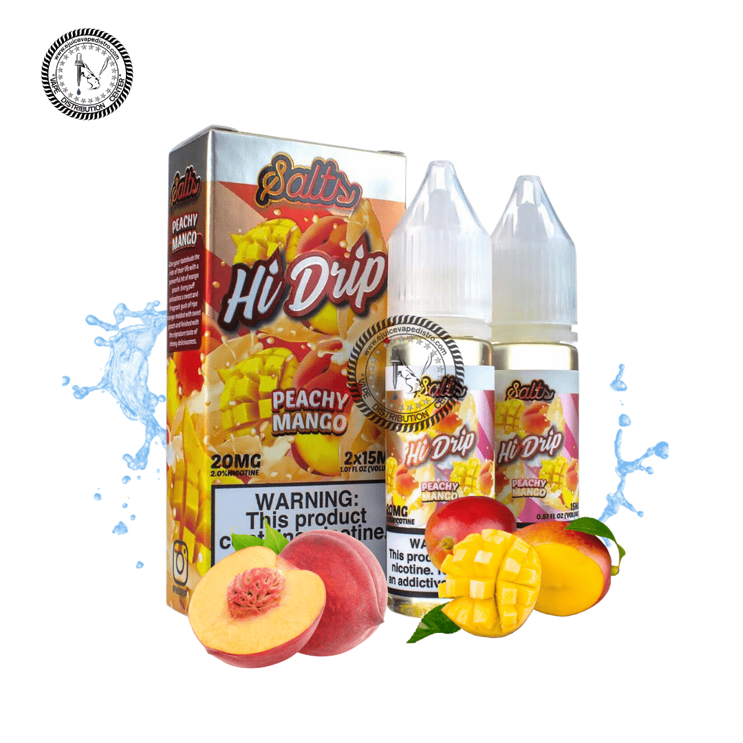 Peachy Mango Salt by Hi-Drip Salts 2x15ML 30ML E-Liquid