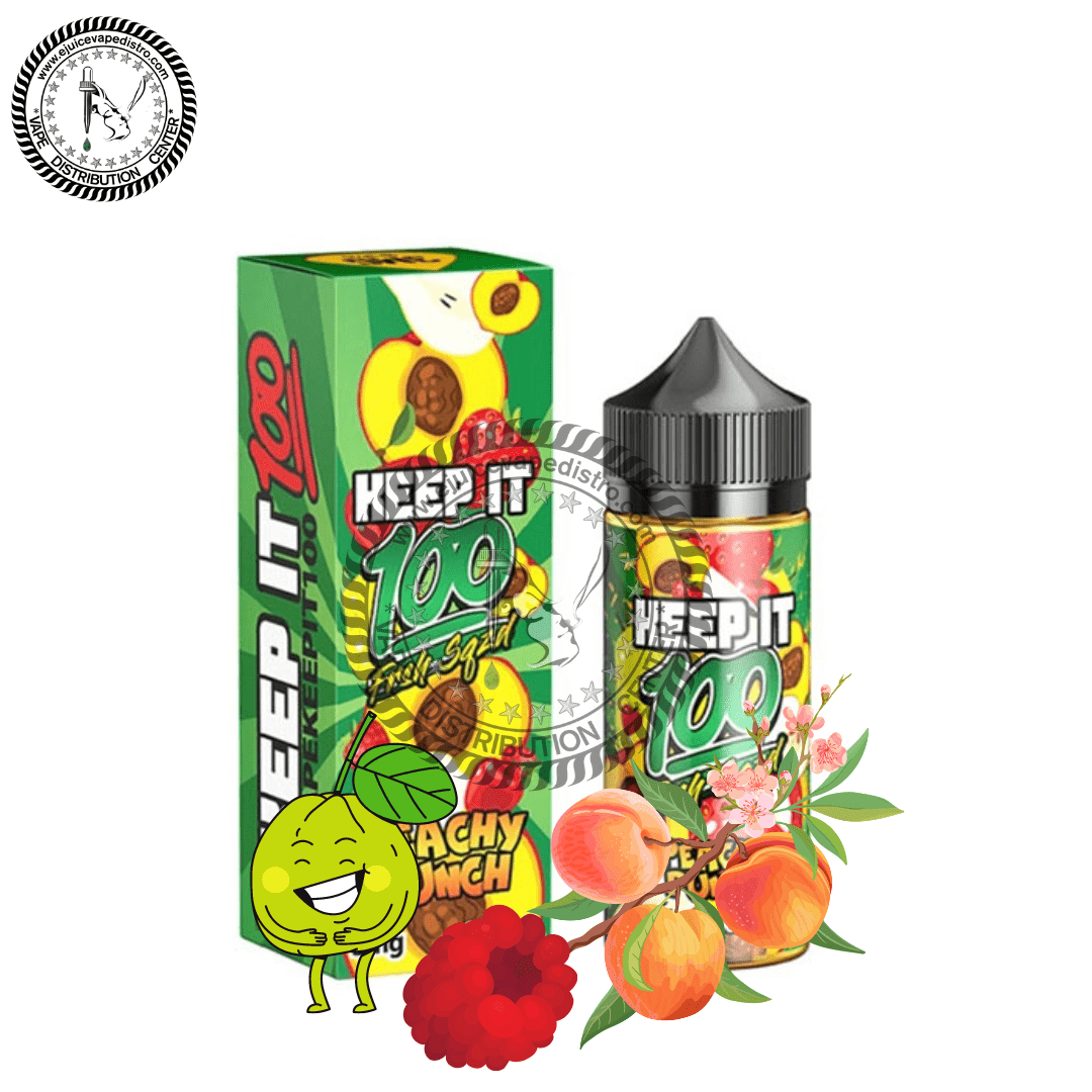 Peachy Punch by Keep It 100 100ML E-Liquid