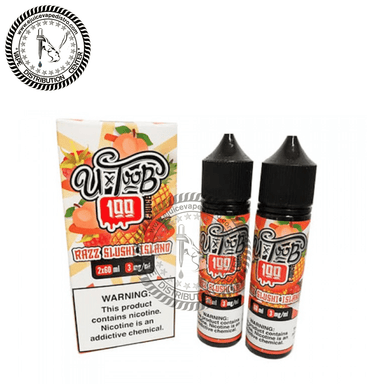 Razz Slushi Island by U TooB 100 E juice 2x60ML 120ML E-Liquid