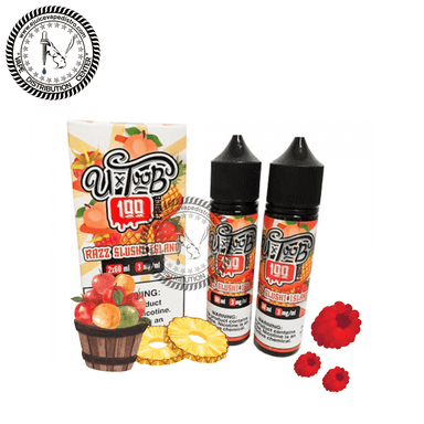 Razz Slushi Island by U TooB 100 E juice 2x60ML 120ML E-Liquid