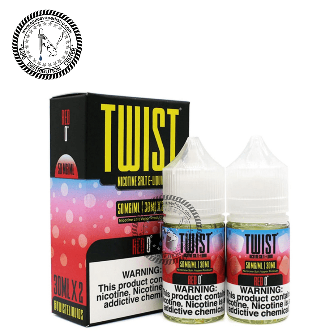 Red 0° Salt by Twist Salt 60ML E-Liquid
